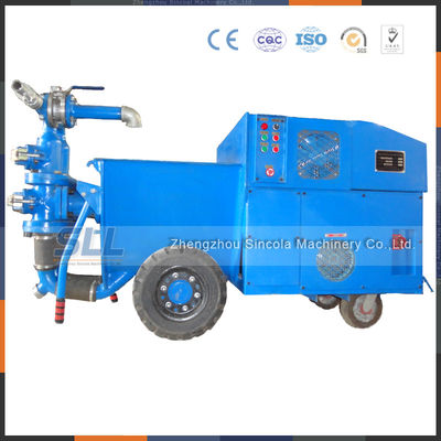 Chine Utilisation à moteur diesel de machine de pompe de mortier de piston dans des machines de construction fournisseur