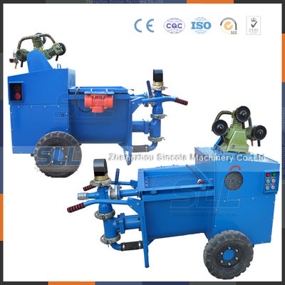 Chine double machine de pompe de mortier de piston produite par 60L pour le chantier de construction fournisseur