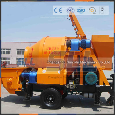Chine la capacité de transfert forte mobile produite par 30m3/H de mélangeur concret et de pompe fournisseur