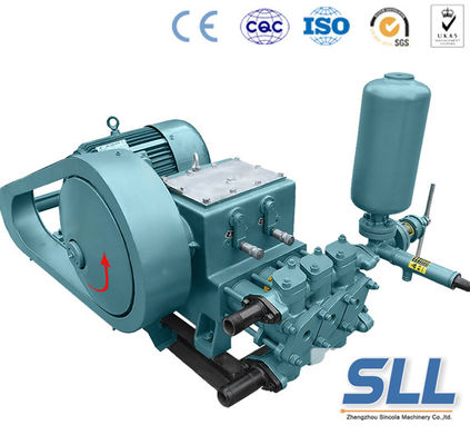 Chine Conception rationnelle de petite 150L/Min pompe électrique d'injection de ciment liquide aucun phénomène d'impulsion fournisseur
